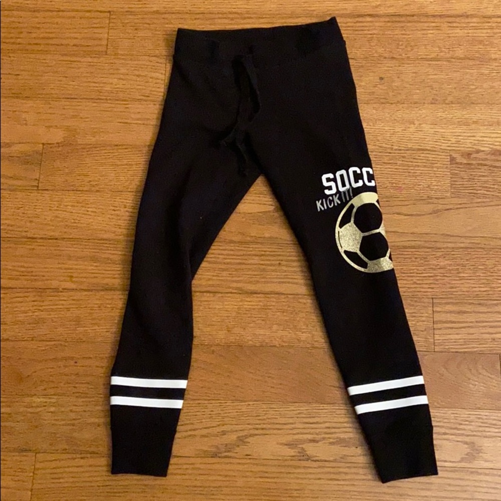 Black Sweatpants w/ Glitter Design